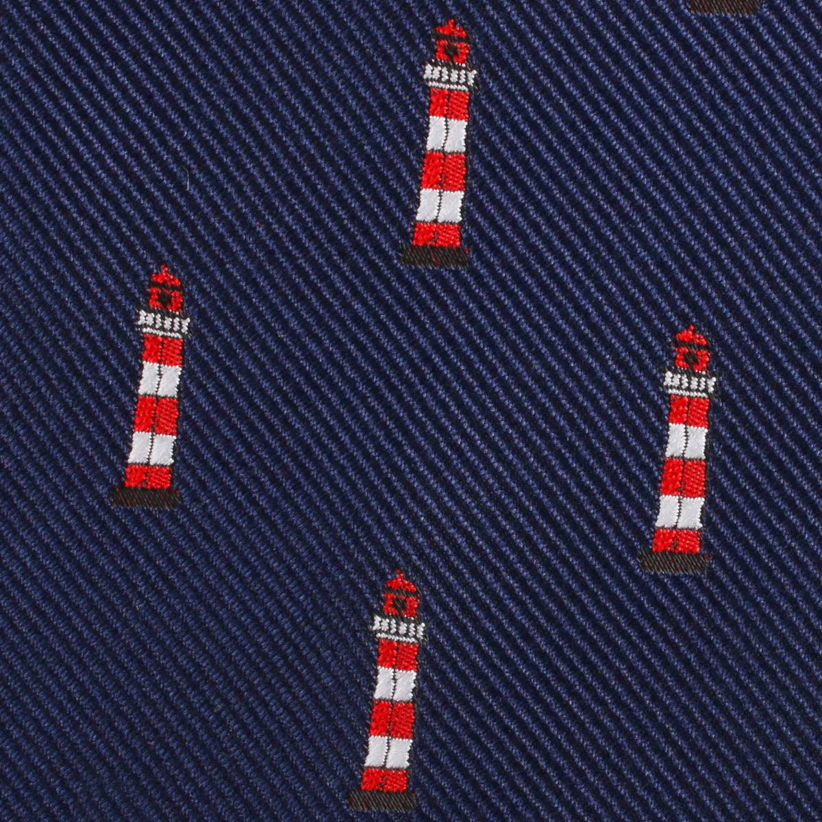 Nautical Lighthouse Diamond Self Bow Tie - Image 3