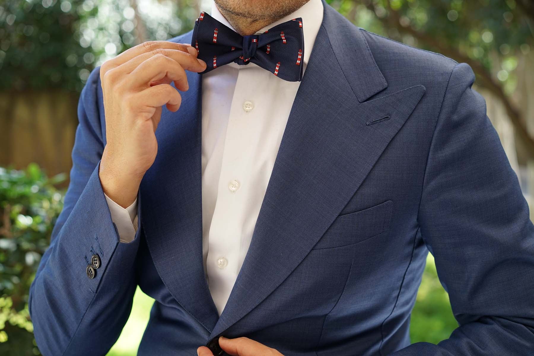 Nautical Lighthouse Self Bow Tie - Image 6