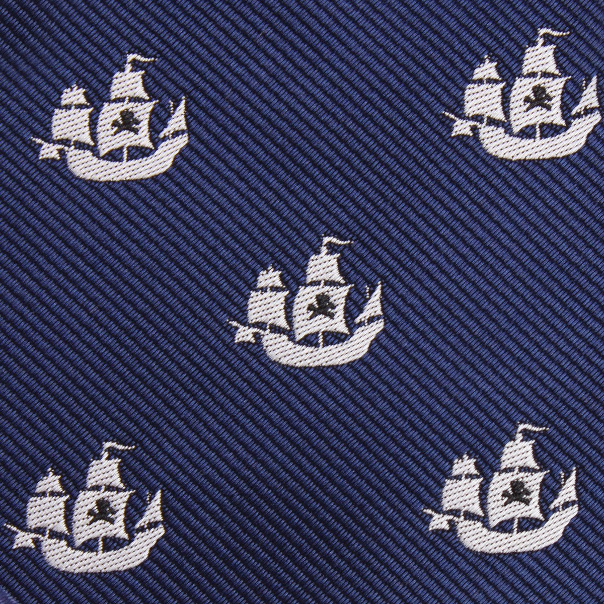 Nautical Pirate Ship Skinny Tie - Image 3
