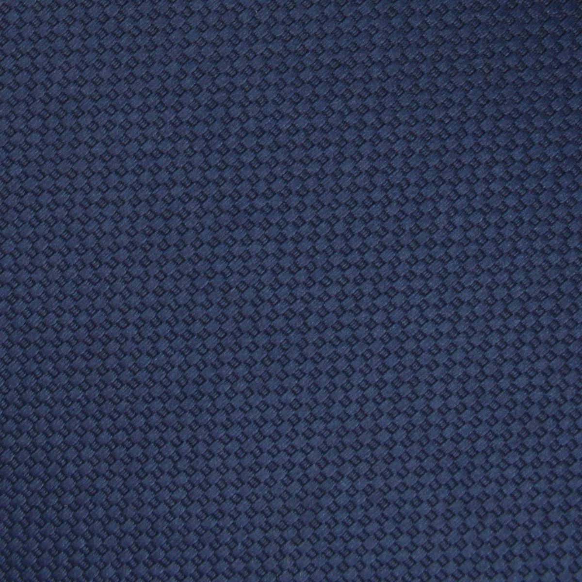 Navy Blue Basket Weave Necktie - Image 3