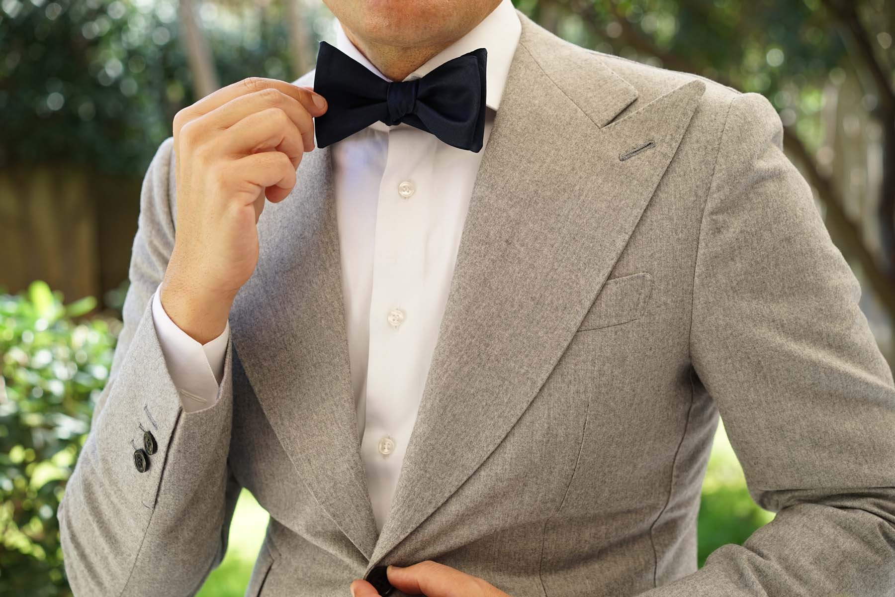 Navy Blue - Bow Tie (Untied) - Image 6