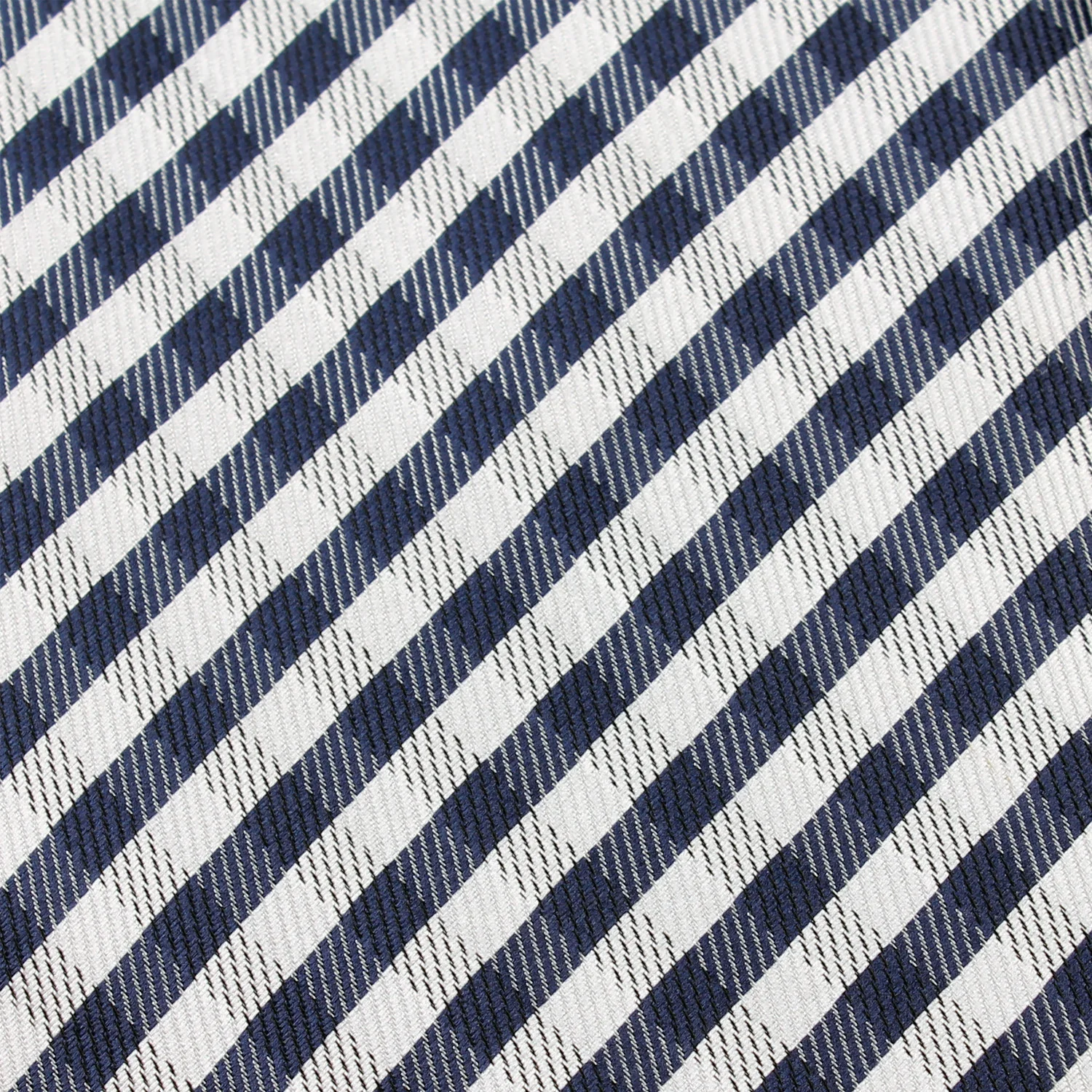 Navy Blue Gingham Necktie - Image 3