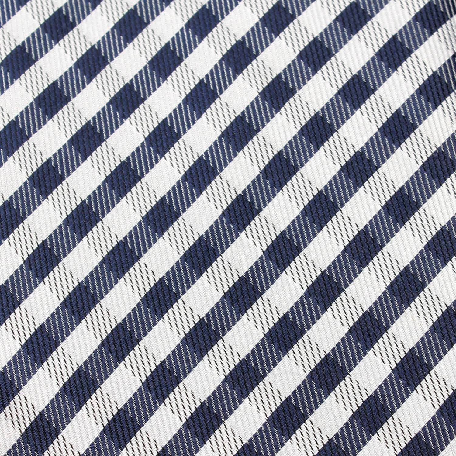 Navy Blue Gingham Self Tie Bow Tie - Image 3