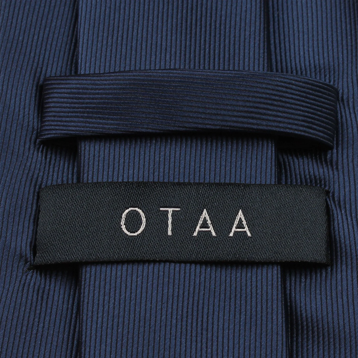 Navy Blue Line Tie - Image 5