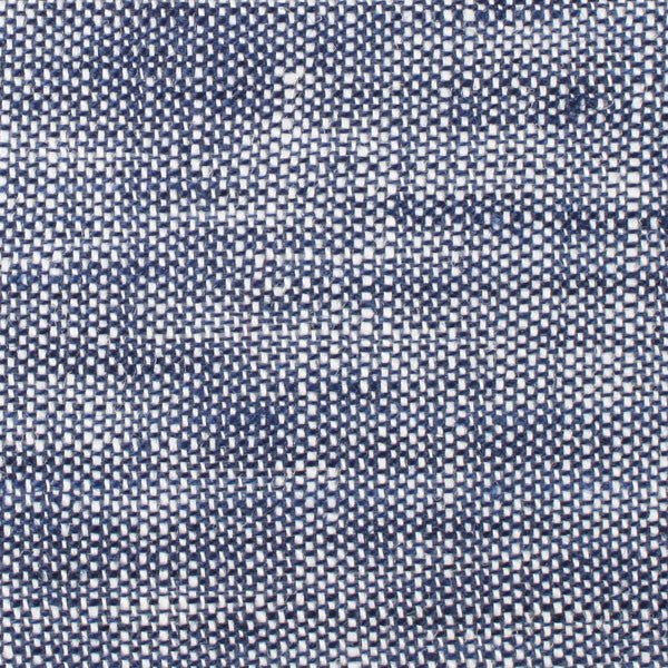 Navy Blue Linen Chambray Self Tie Bow Tie - Image 5