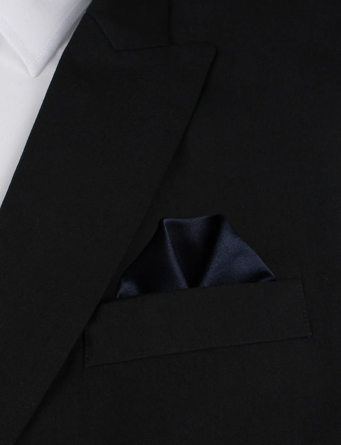Navy Blue - Pocket Square - Image 4