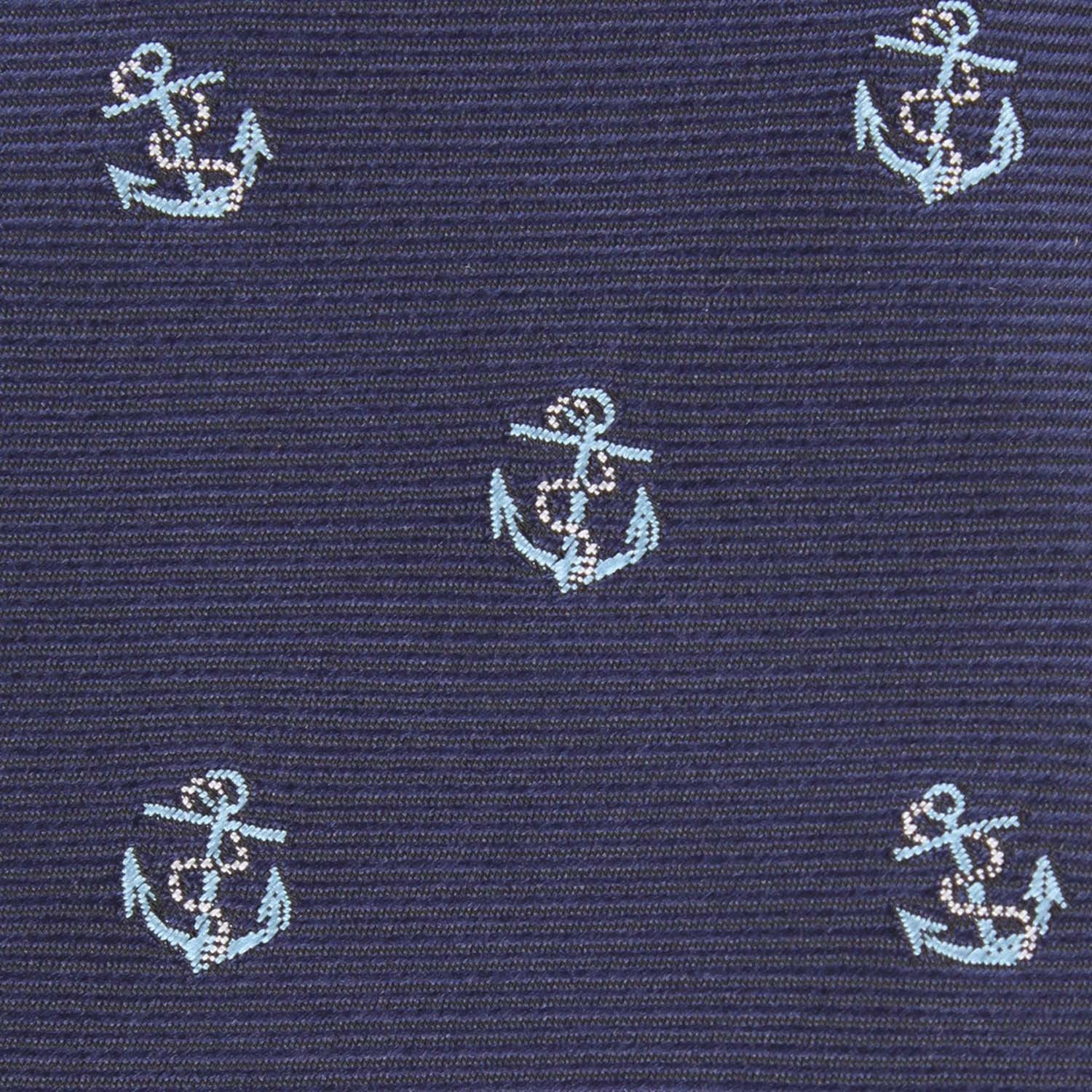 Navy Blue Sail Anchor Necktie - Image 3