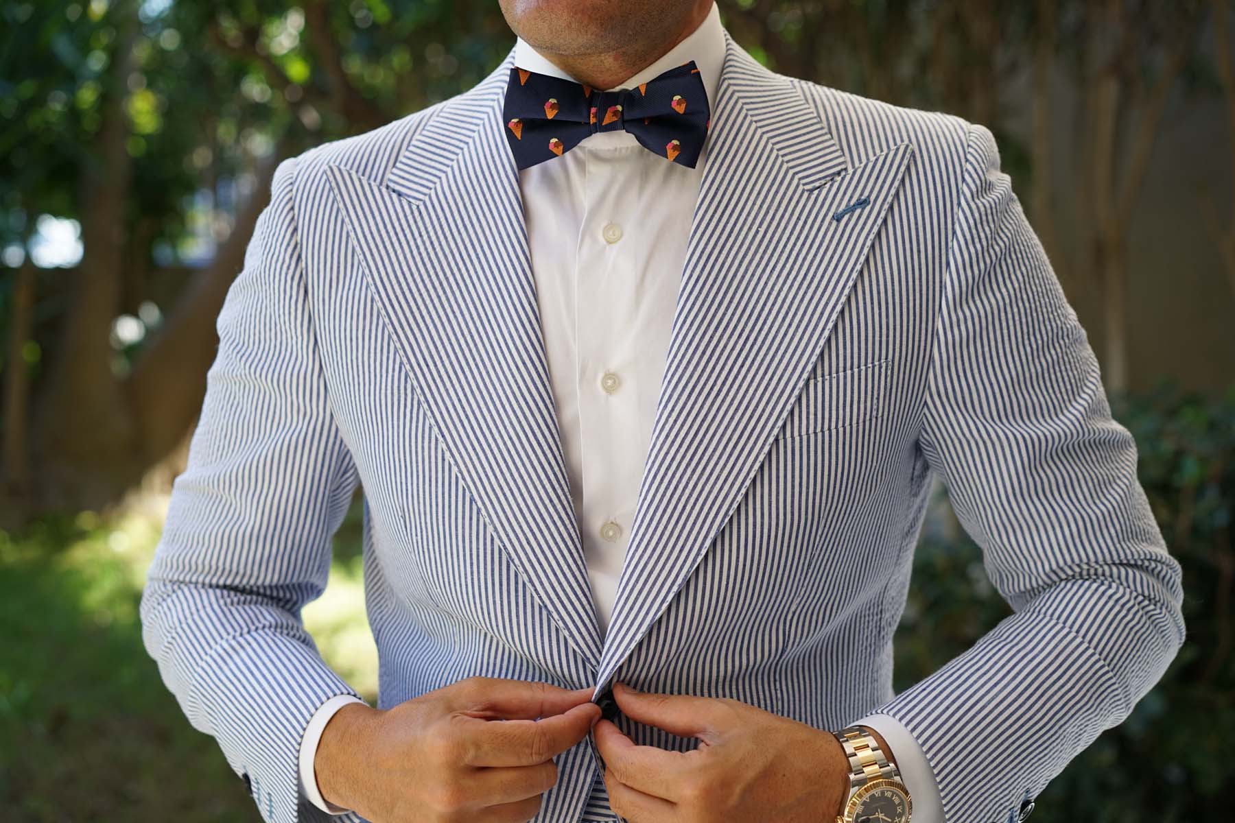 Neapolitan Ice Cream Cone Bow Tie - Image 6