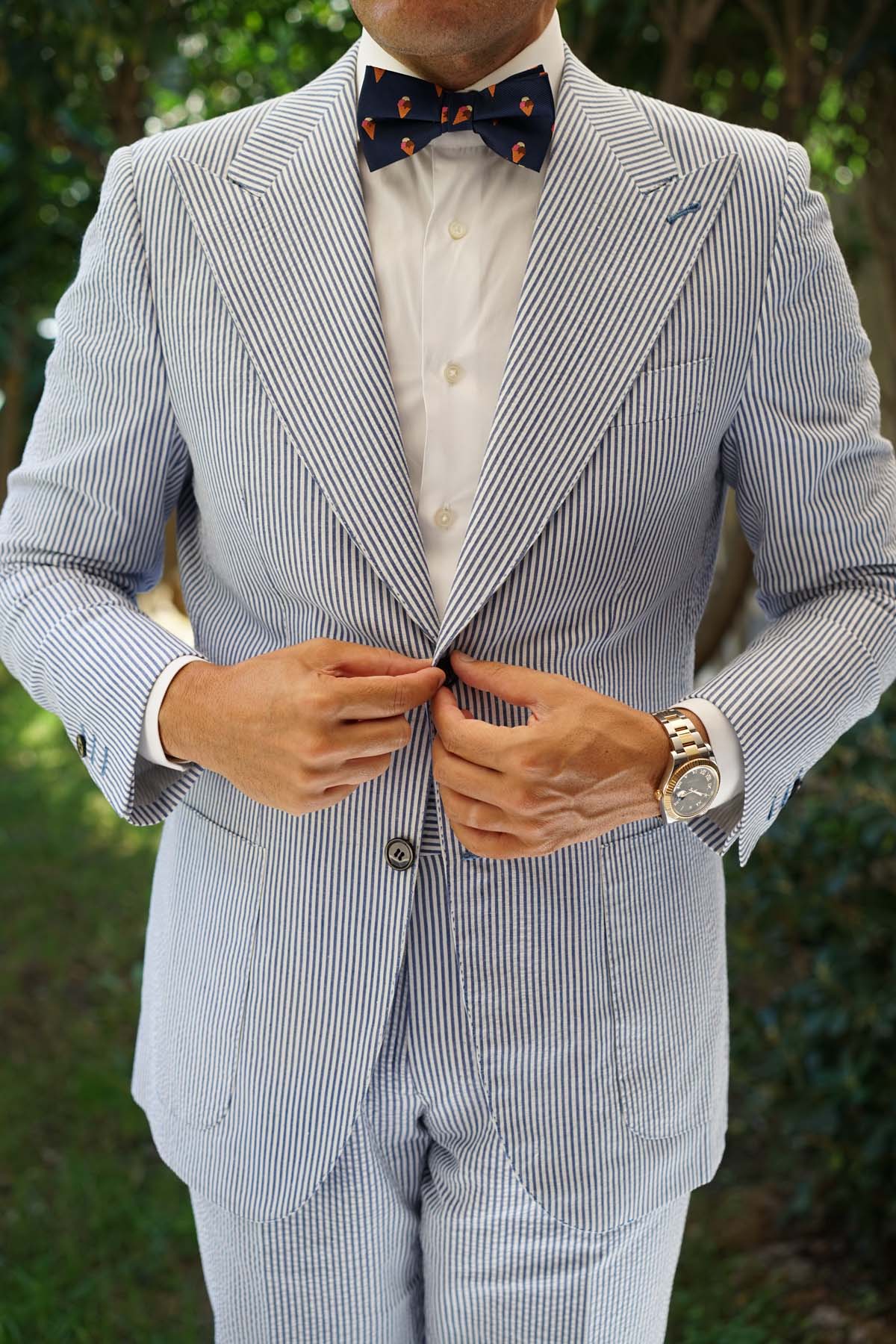 Neapolitan Ice Cream Cone Bow Tie - Image 7