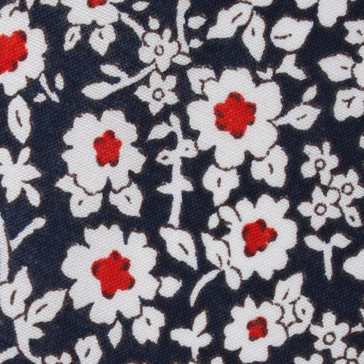 New York Navy Floral Kids Diamond Bow Tie - Image 2