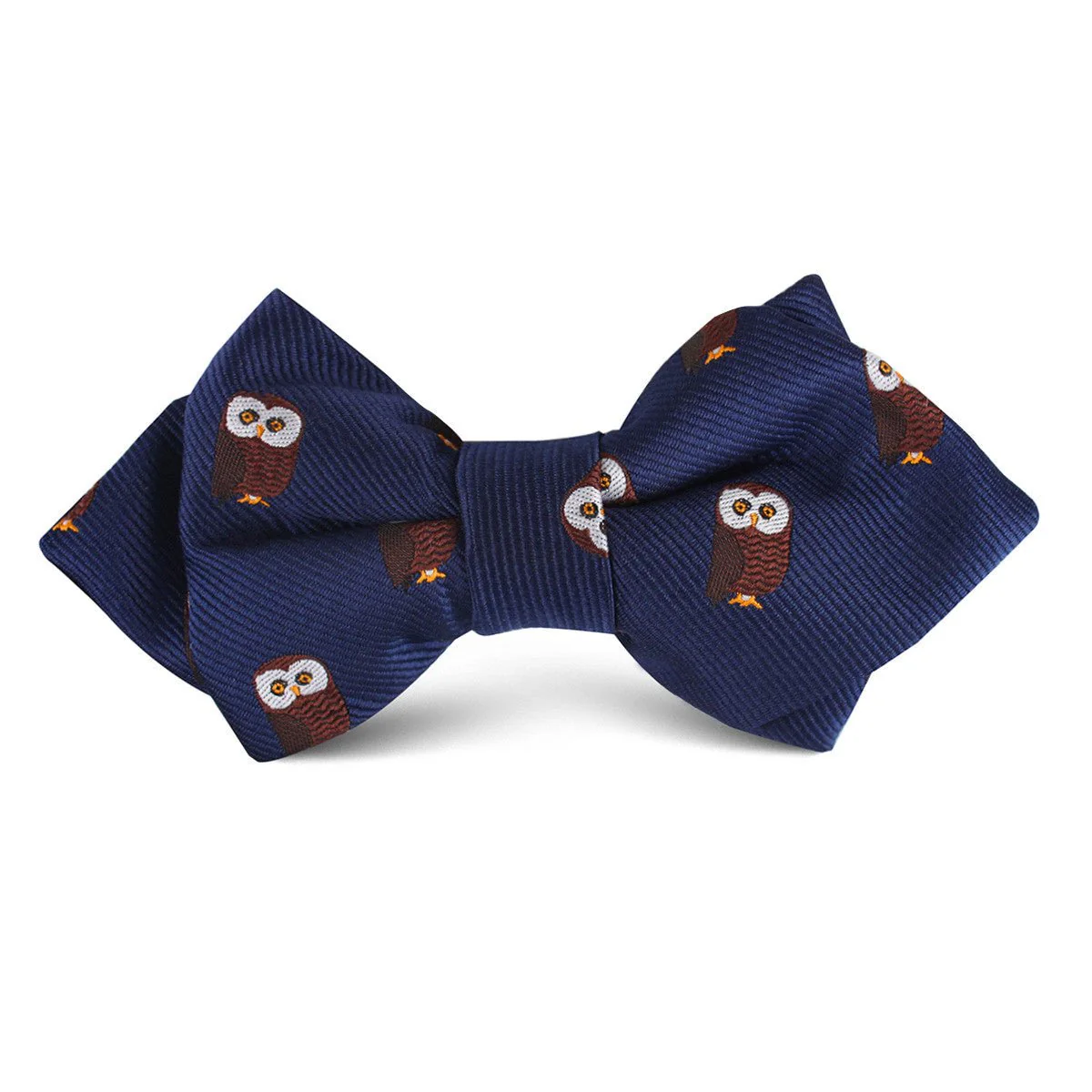 Northern Brown Owl Kids Diamond Bow Tie