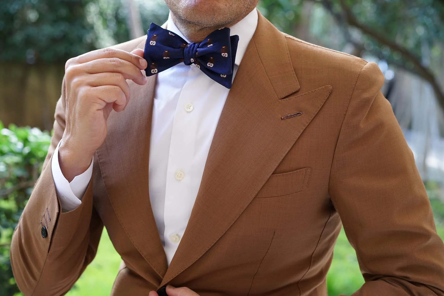 Northern Brown Owl Self Bow Tie - Image 7