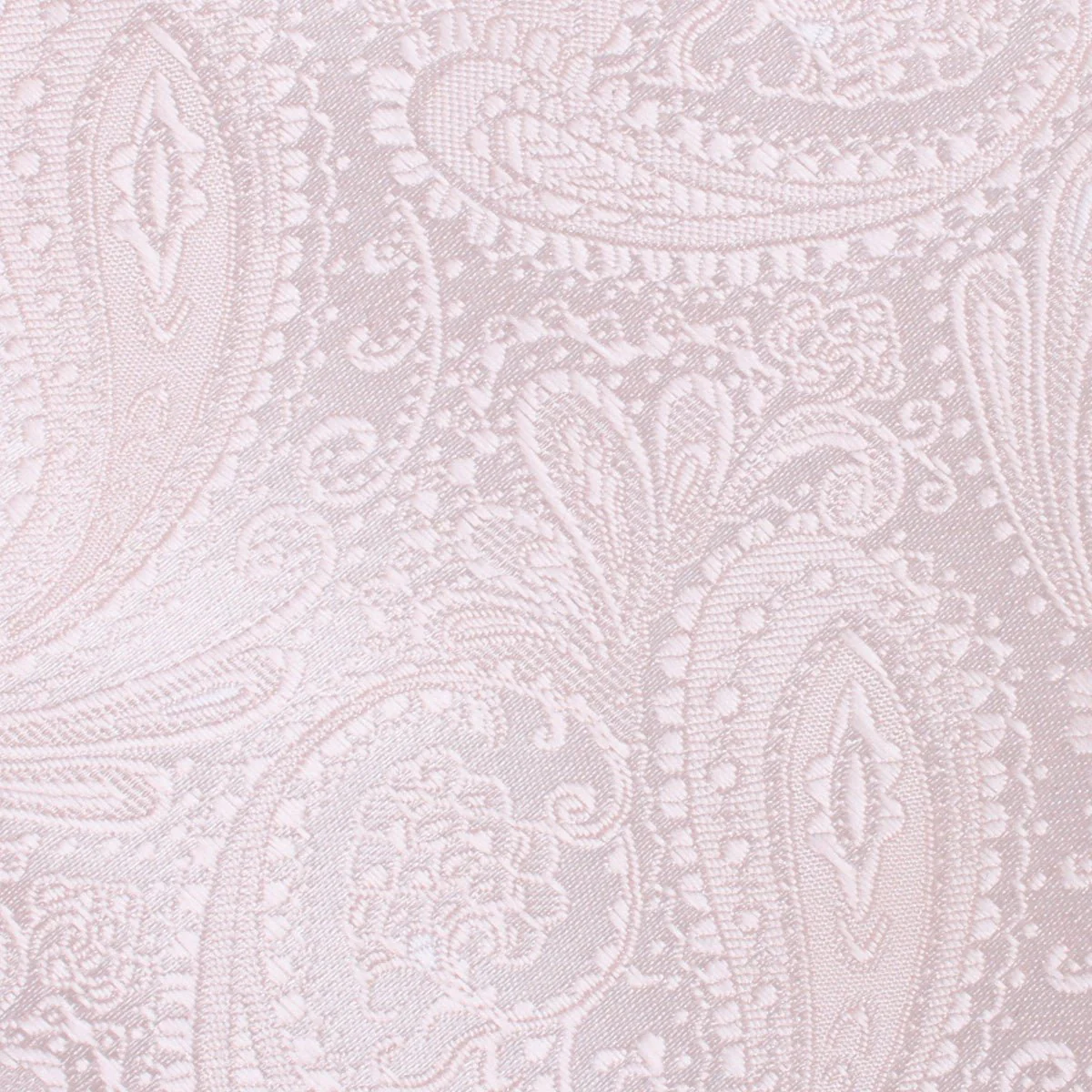 Nude Pink Paisley Skinny Tie - Image 3