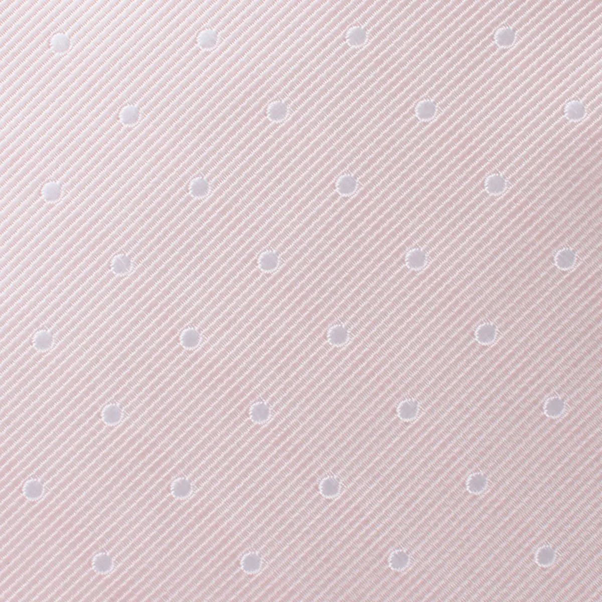 Nude Pink Polka Dots Self Bow Tie - Image 3