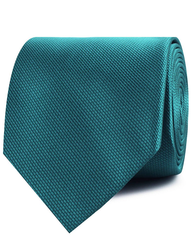 Oasis Blue Weave Necktie - Image 2