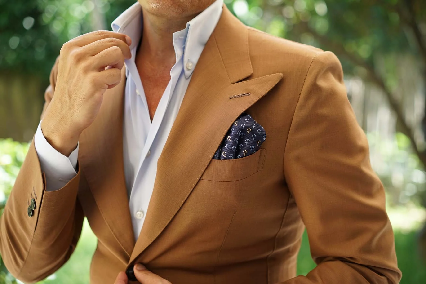 Ocho Rios Anchor Pocket Square - Image 3
