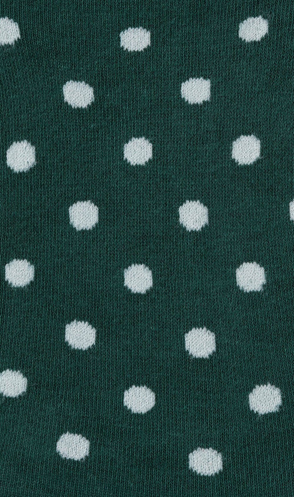 Olive Green Dot Low Cut Socks - Image 2