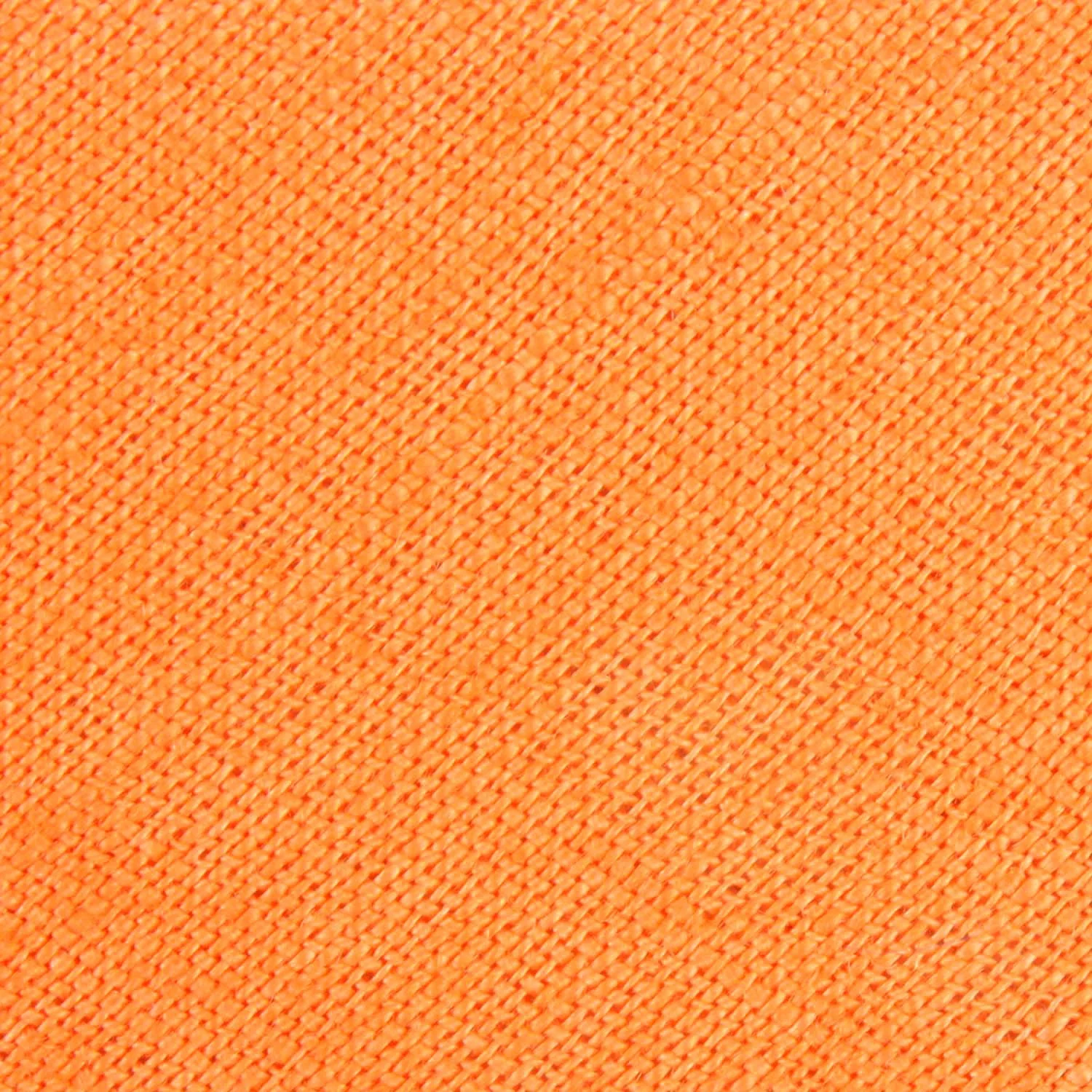 Orange Amber Slub Linen Necktie - Image 3
