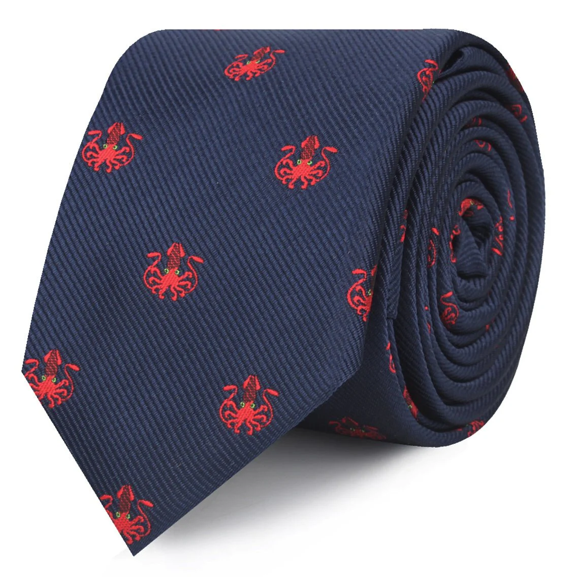 Ozy The Squid Skinny Tie - Image 2