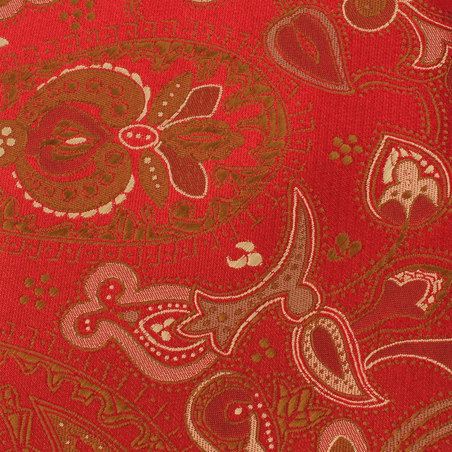 Paisley Maroon with Brown Diamond Bow Tie - Image 2