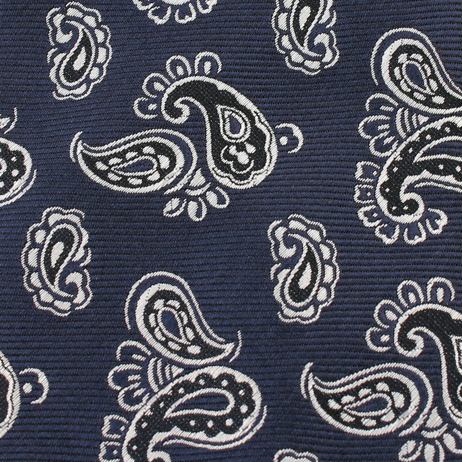 Paisley Navy Blue Tie - Image 3