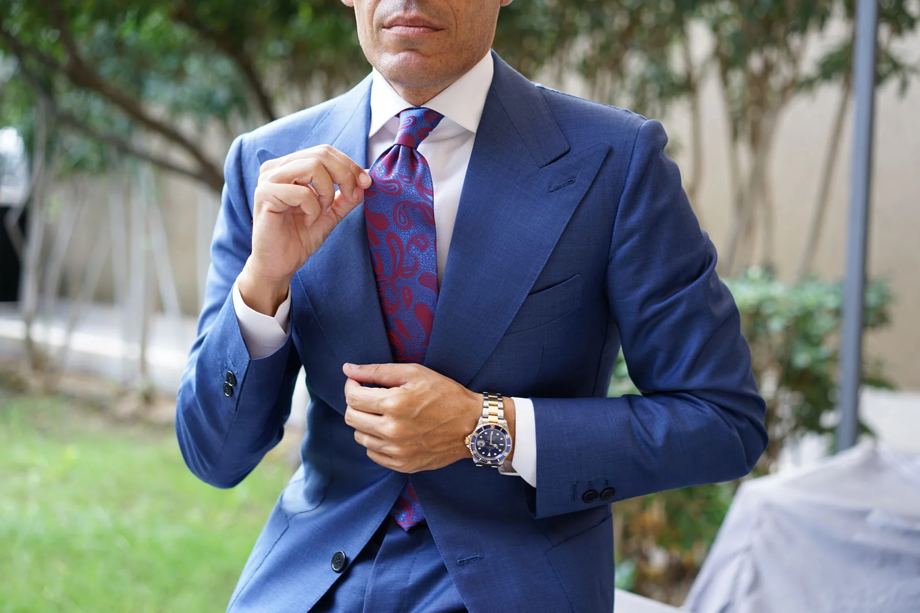Paisley Purple Tie - Image 14