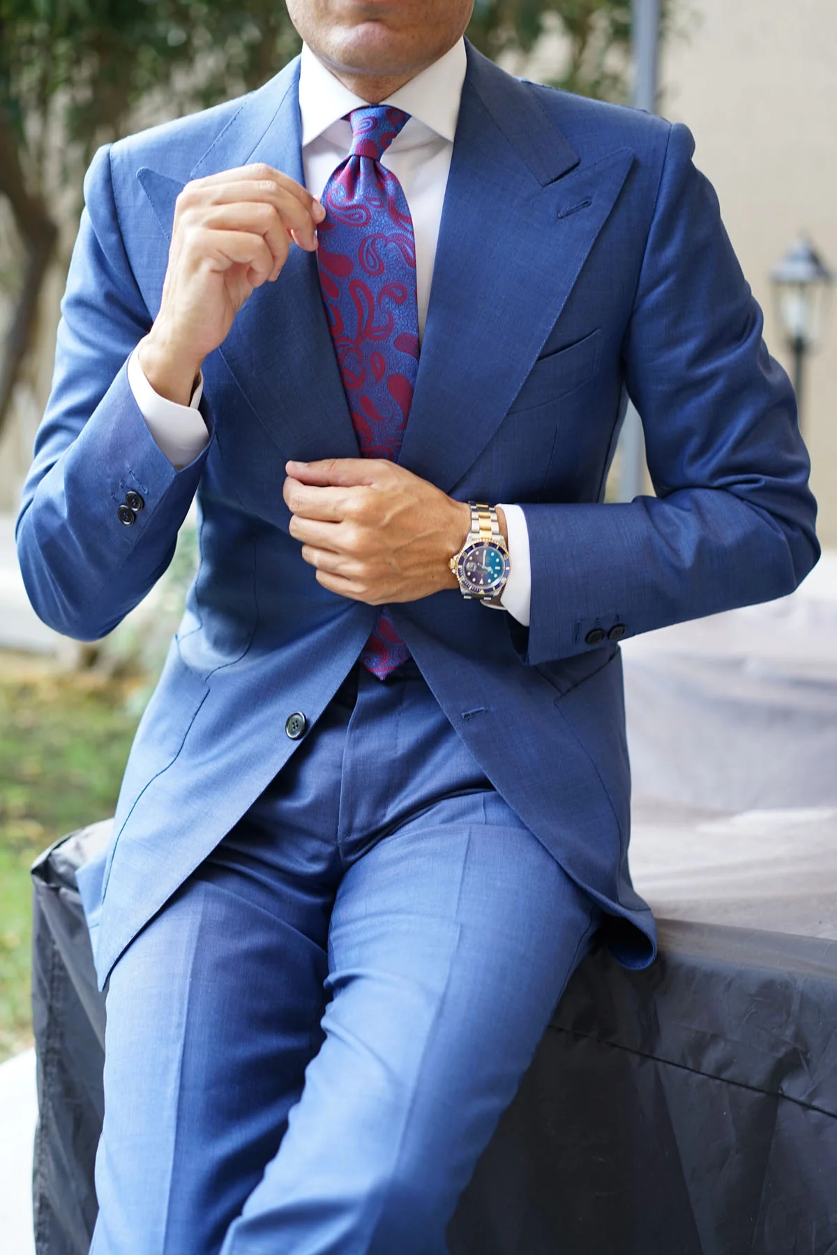 Paisley Purple Tie - Image 17