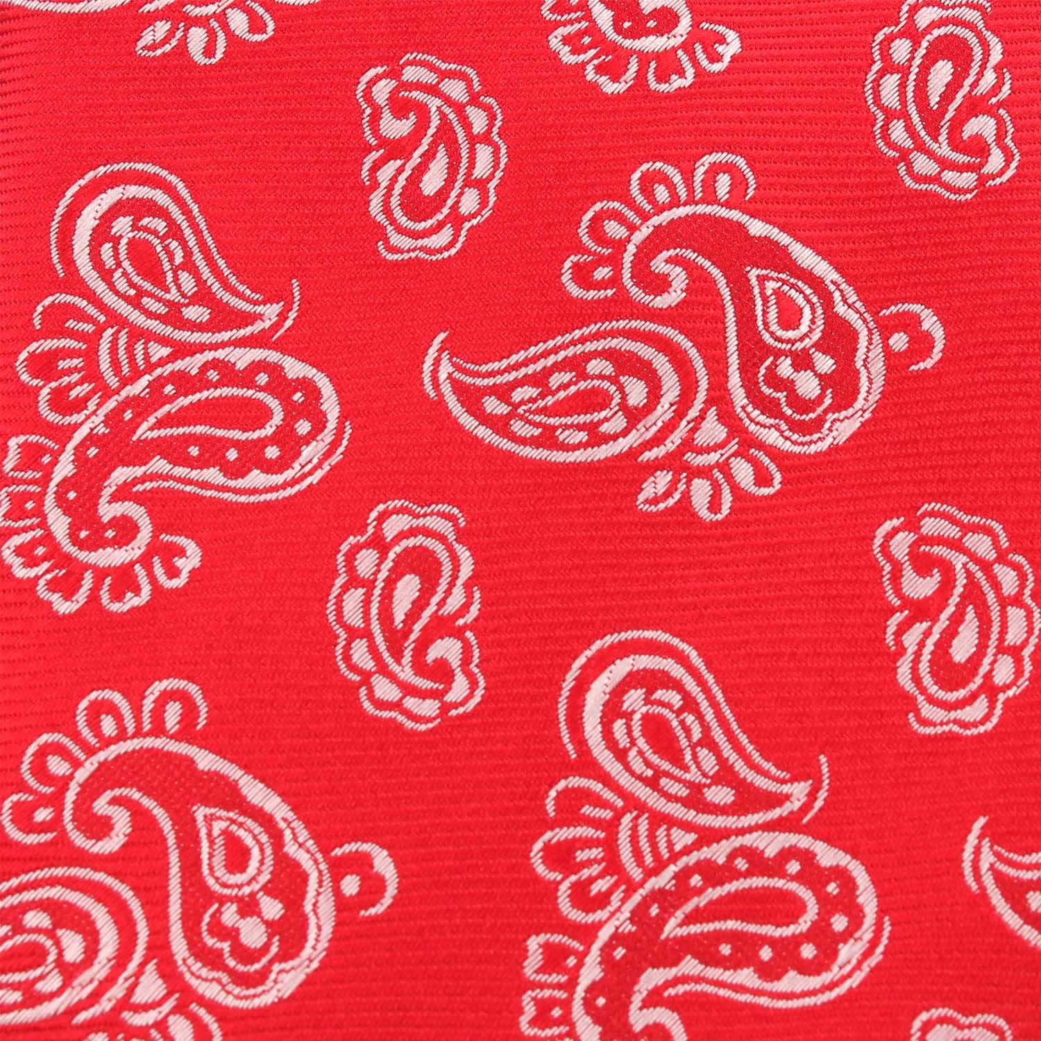 Paisley Red Bow Tie - Image 2