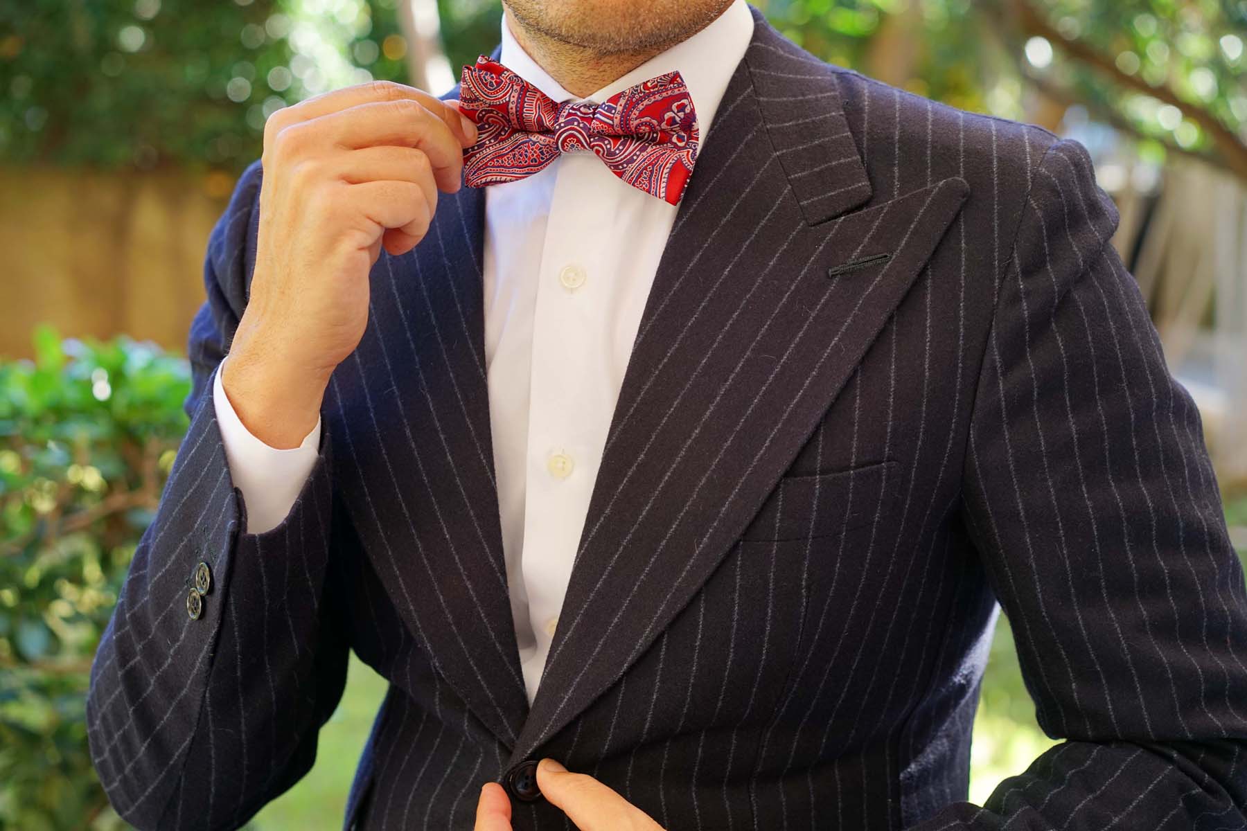 Paisley Red - Bow Tie - Image 5