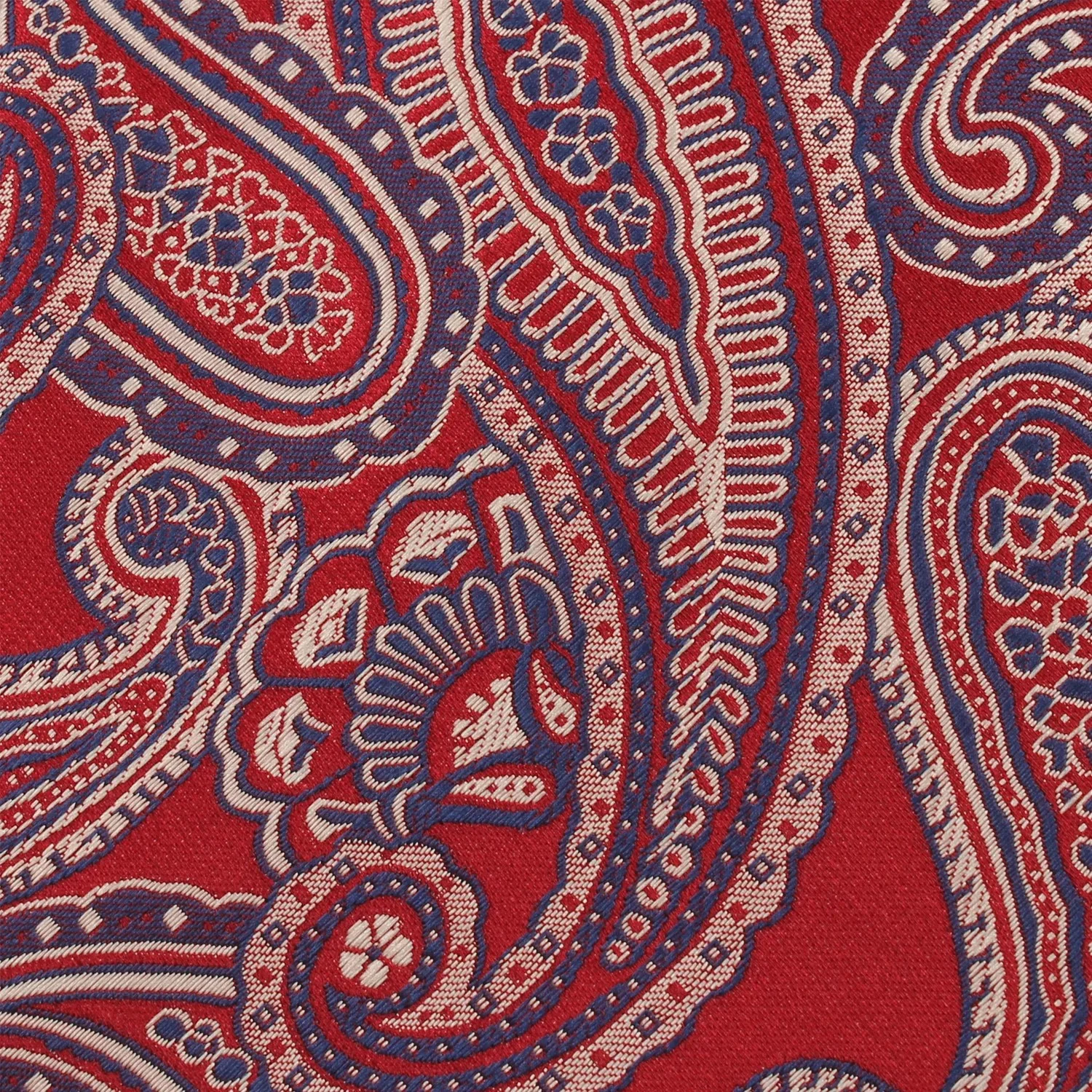 Paisley Red - Skinny Tie - Image 4