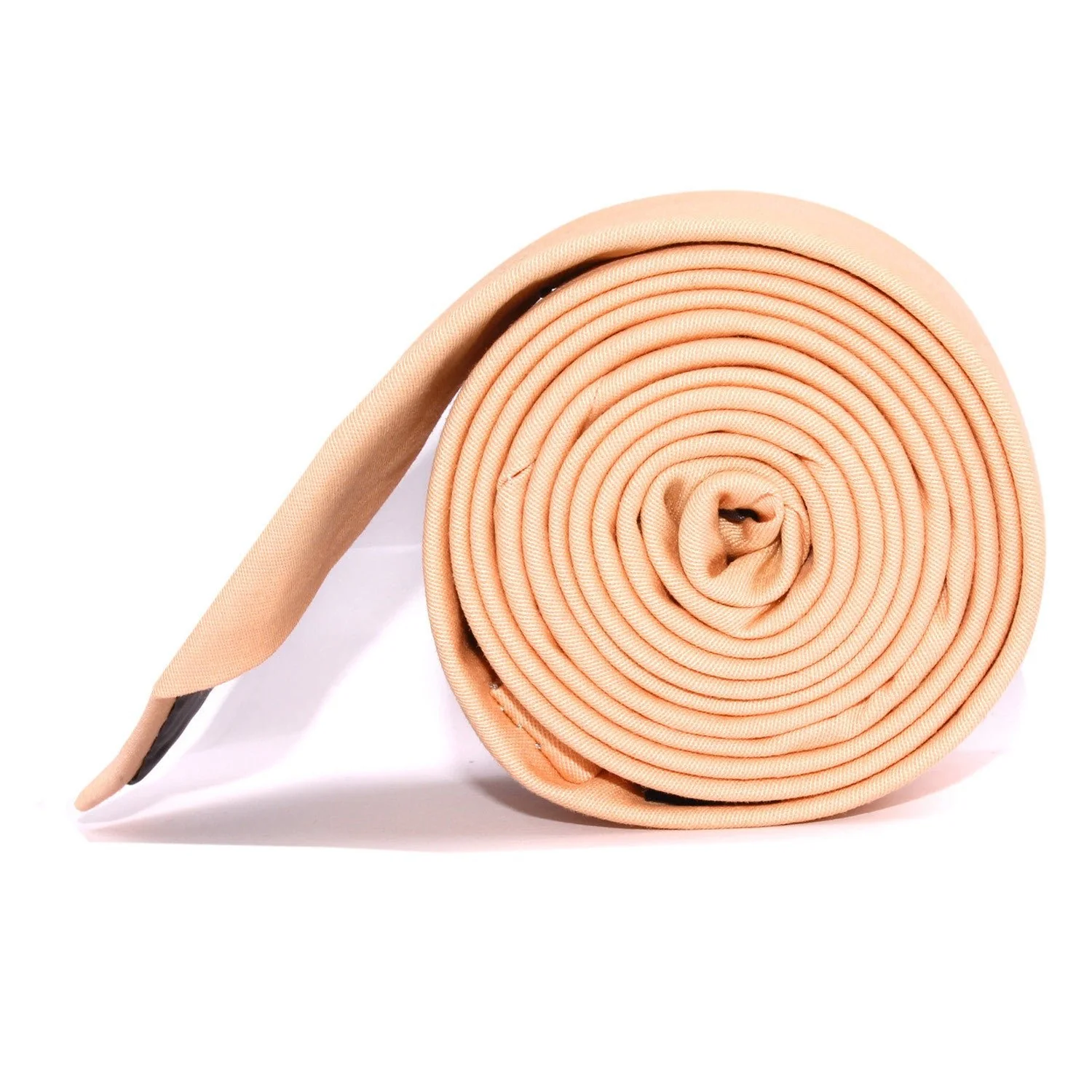 Peach Cotton Skinny Tie - Image 3
