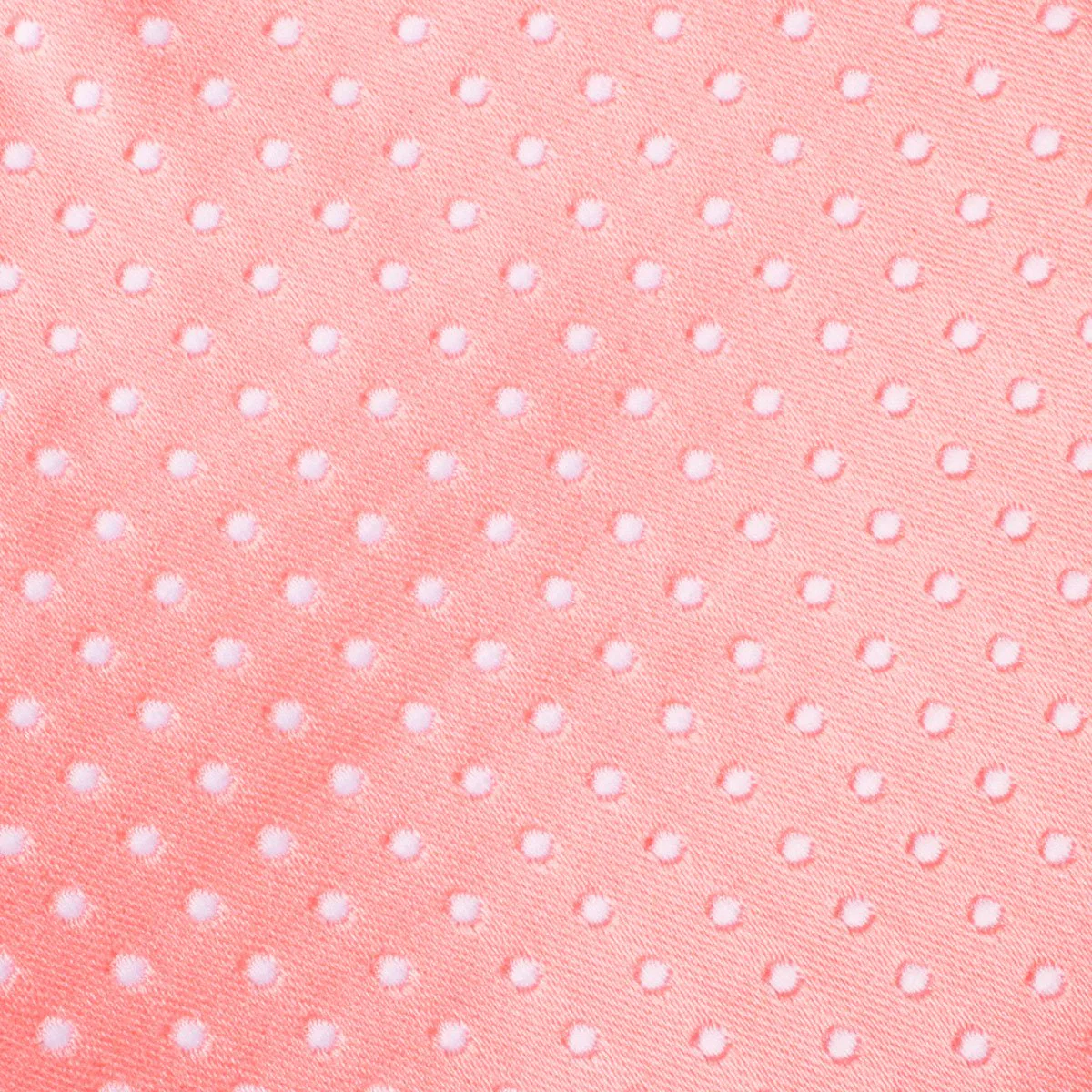 Peach Mini Polka Dots Skinny Tie - Image 3