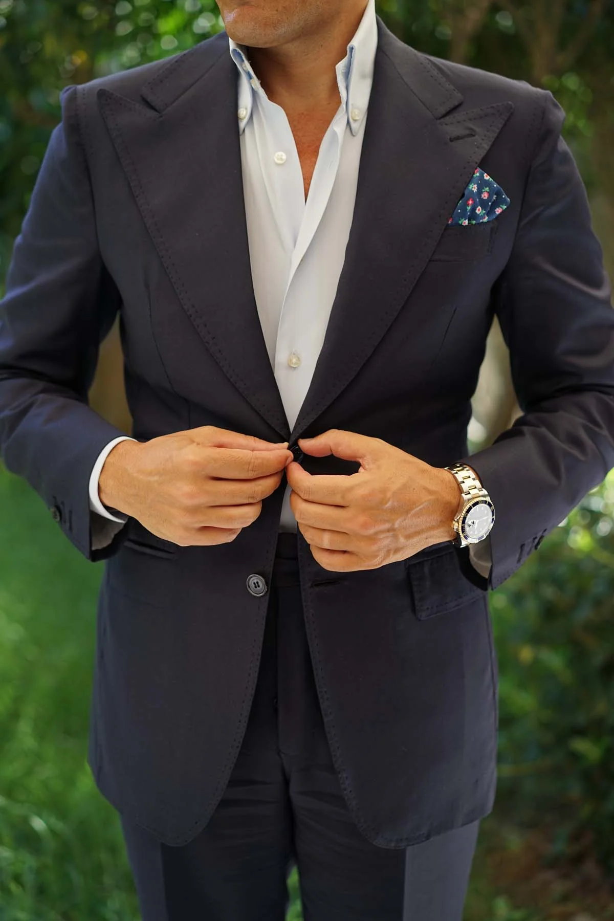 Philadelphia Floral Pocket Square - Image 8