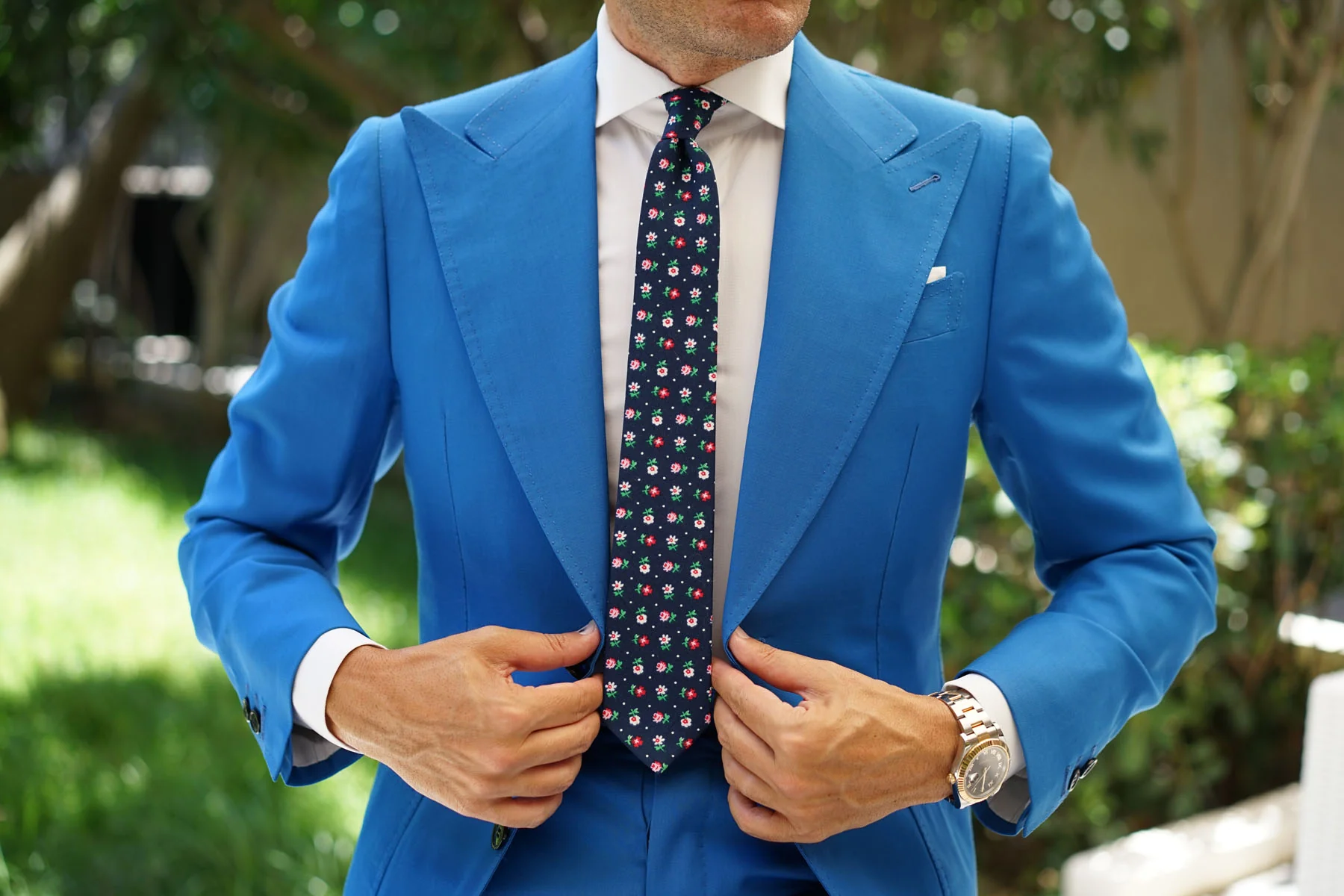 Philadelphia Floral Skinny Tie - Image 6