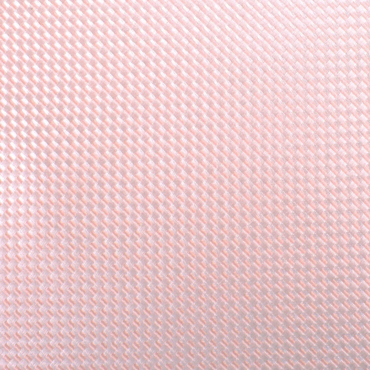 Pink Basket Weave Checkered Skinny Tie - Image 3