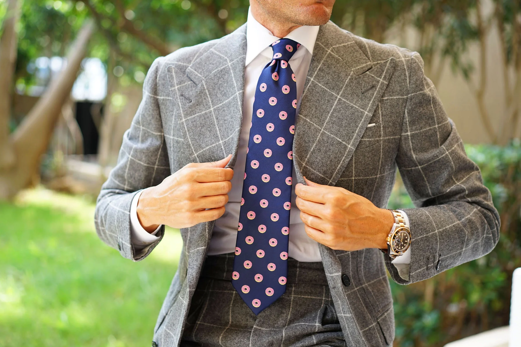 Pink Donuts Necktie - Image 6