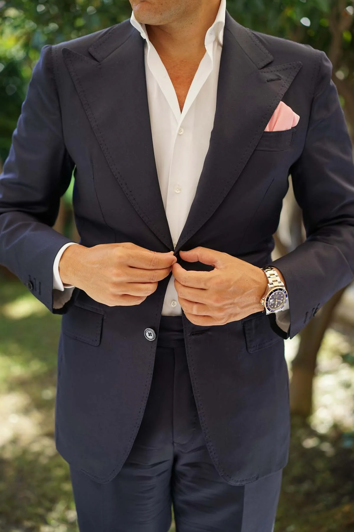 Pink Velvet Pocket Square - Image 4