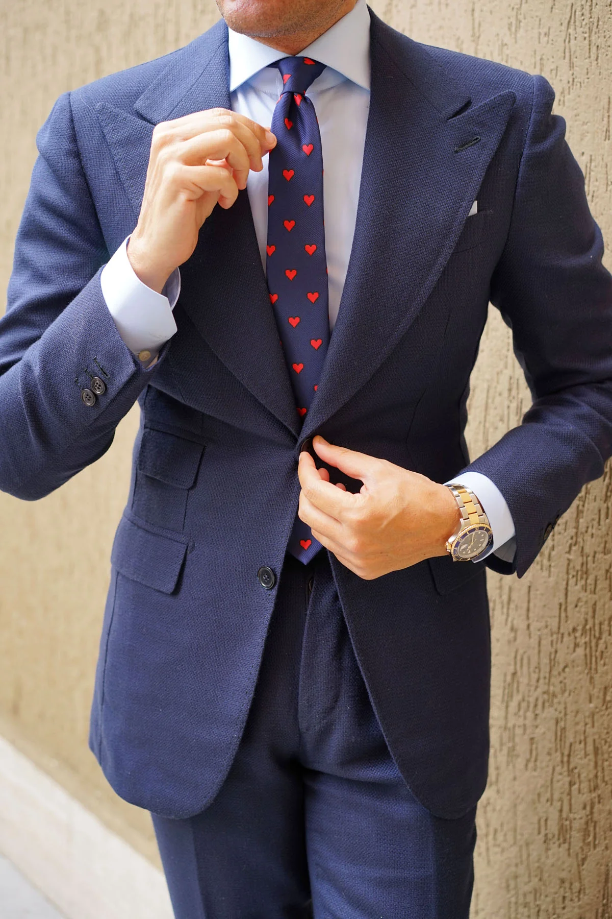 Pixel Love Heart Skinny Tie - Image 8