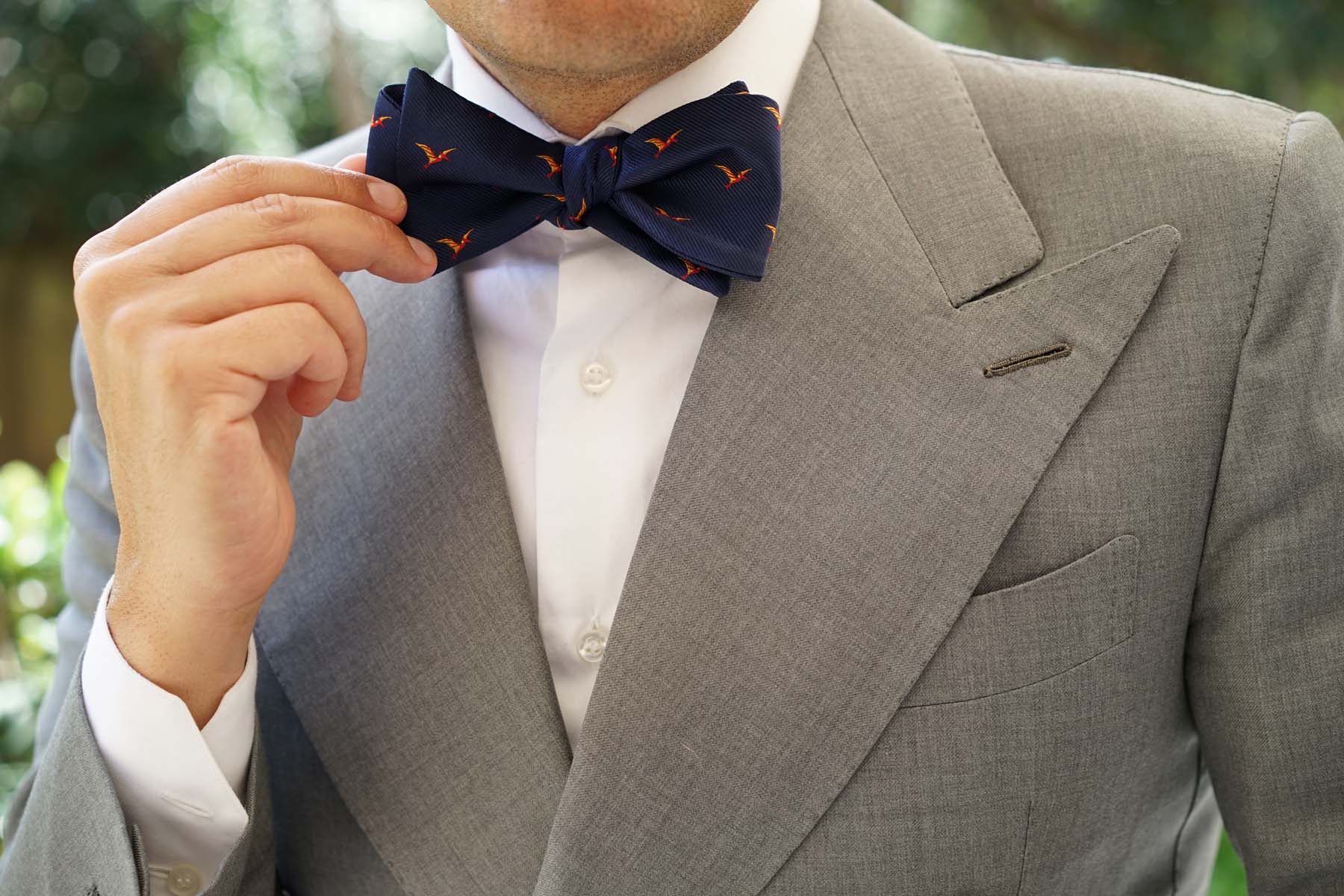 Pteranodon Dinosaur Self Bow Tie - Image 7