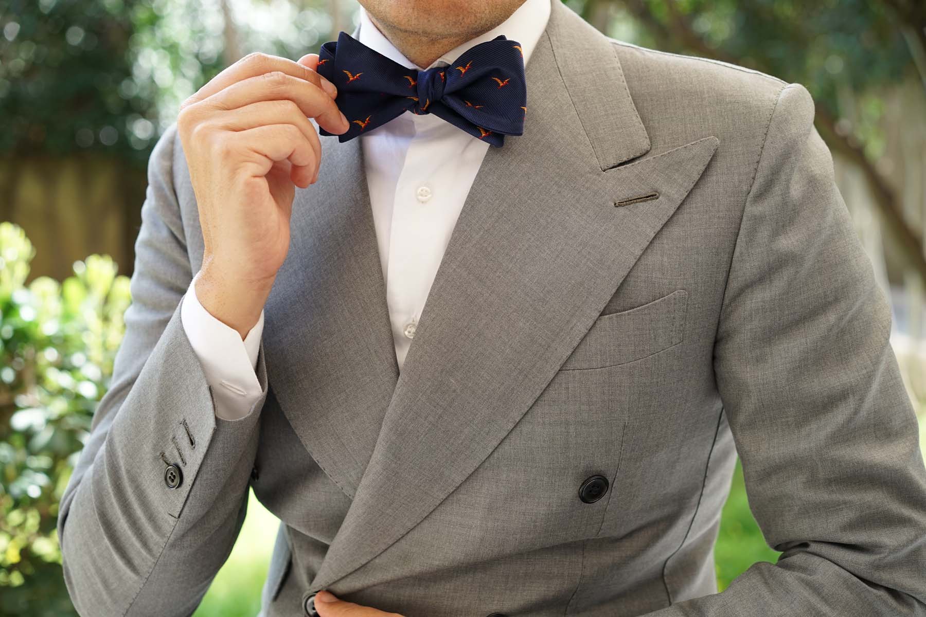 Pteranodon Dinosaur Self Bow Tie - Image 8