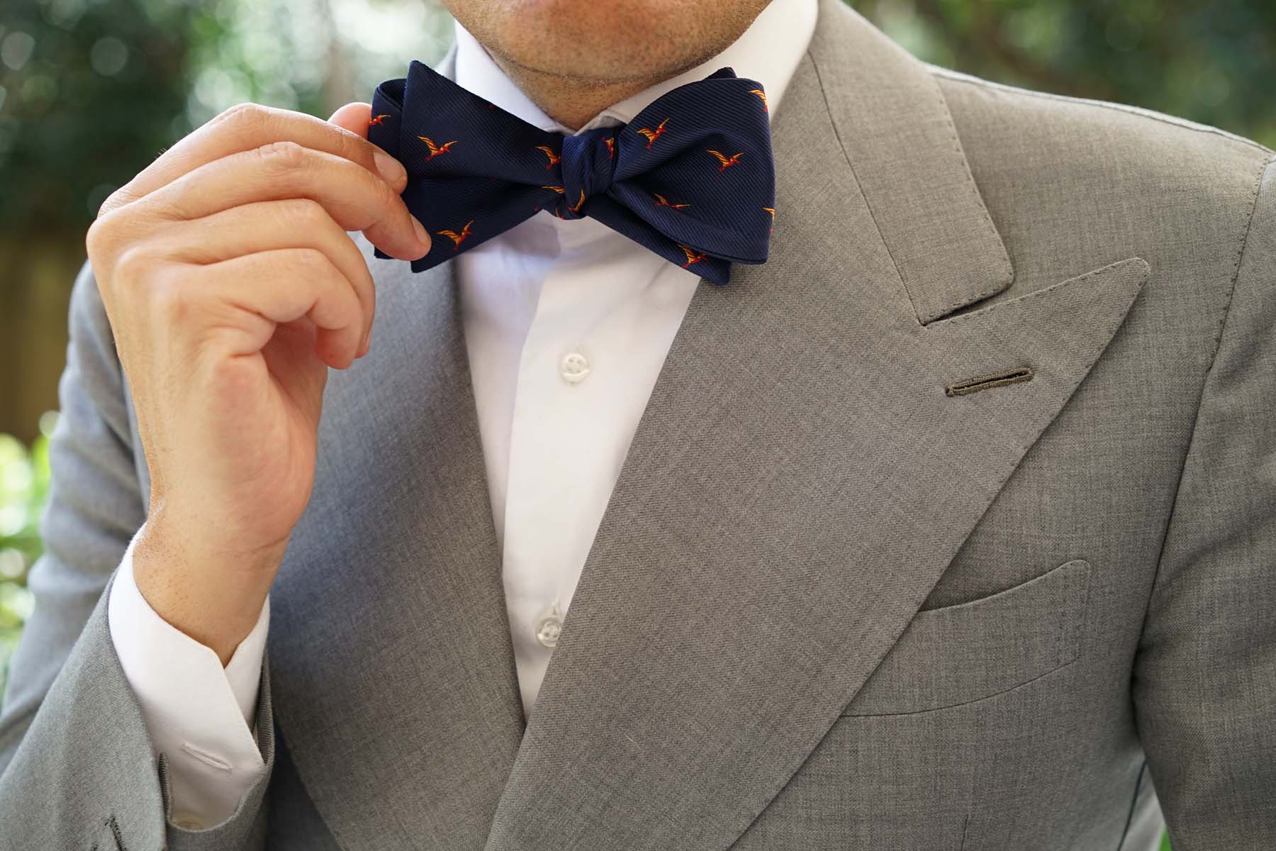 Pteranodon Dinosaur Self Bow Tie - Image 9