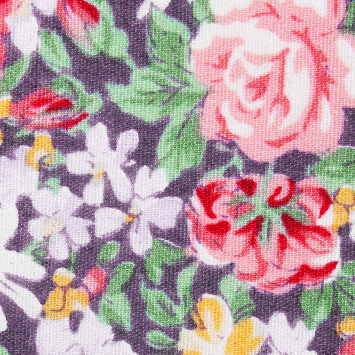 Purple Giverny Floral Skinny Tie - Image 3