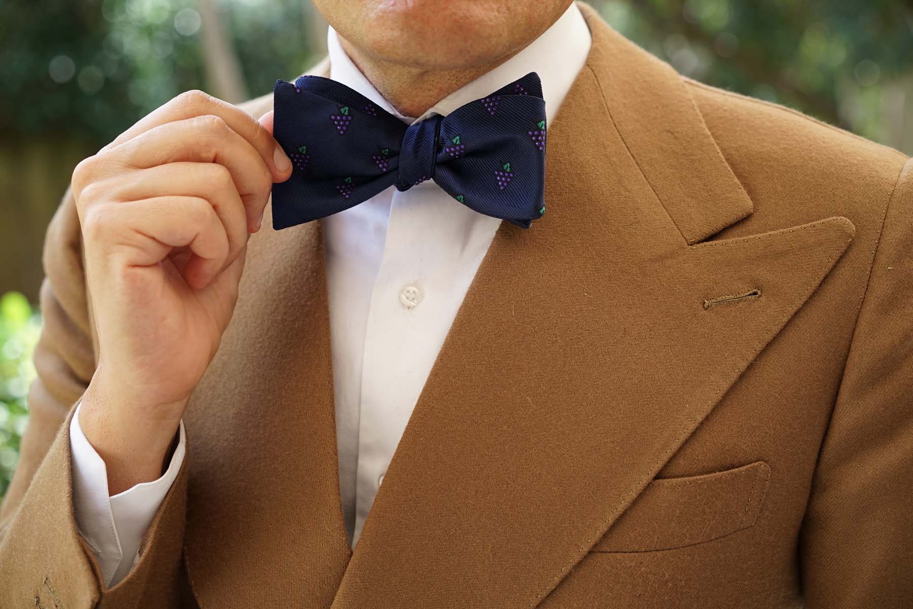 Purple Grapes Self Bow Tie - Image 6