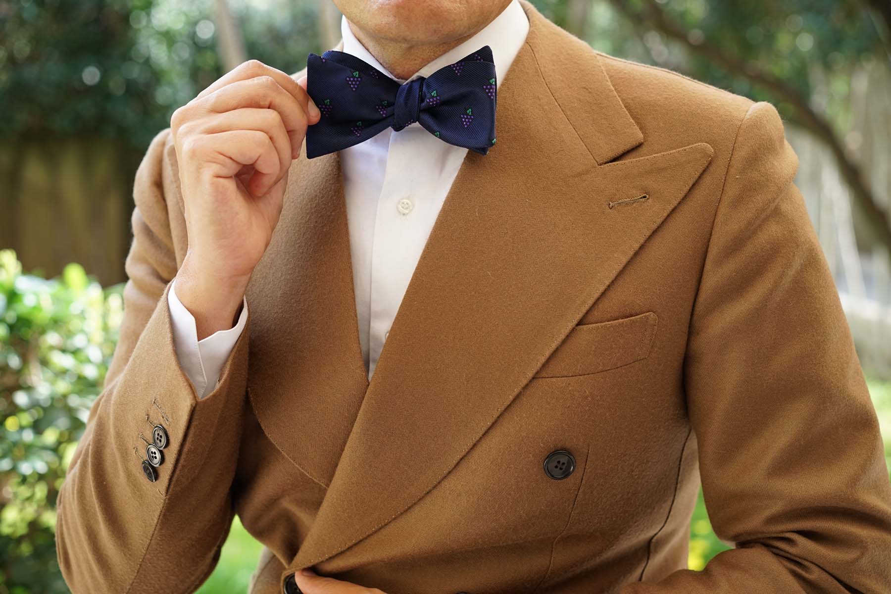 Purple Grapes Self Bow Tie - Image 8