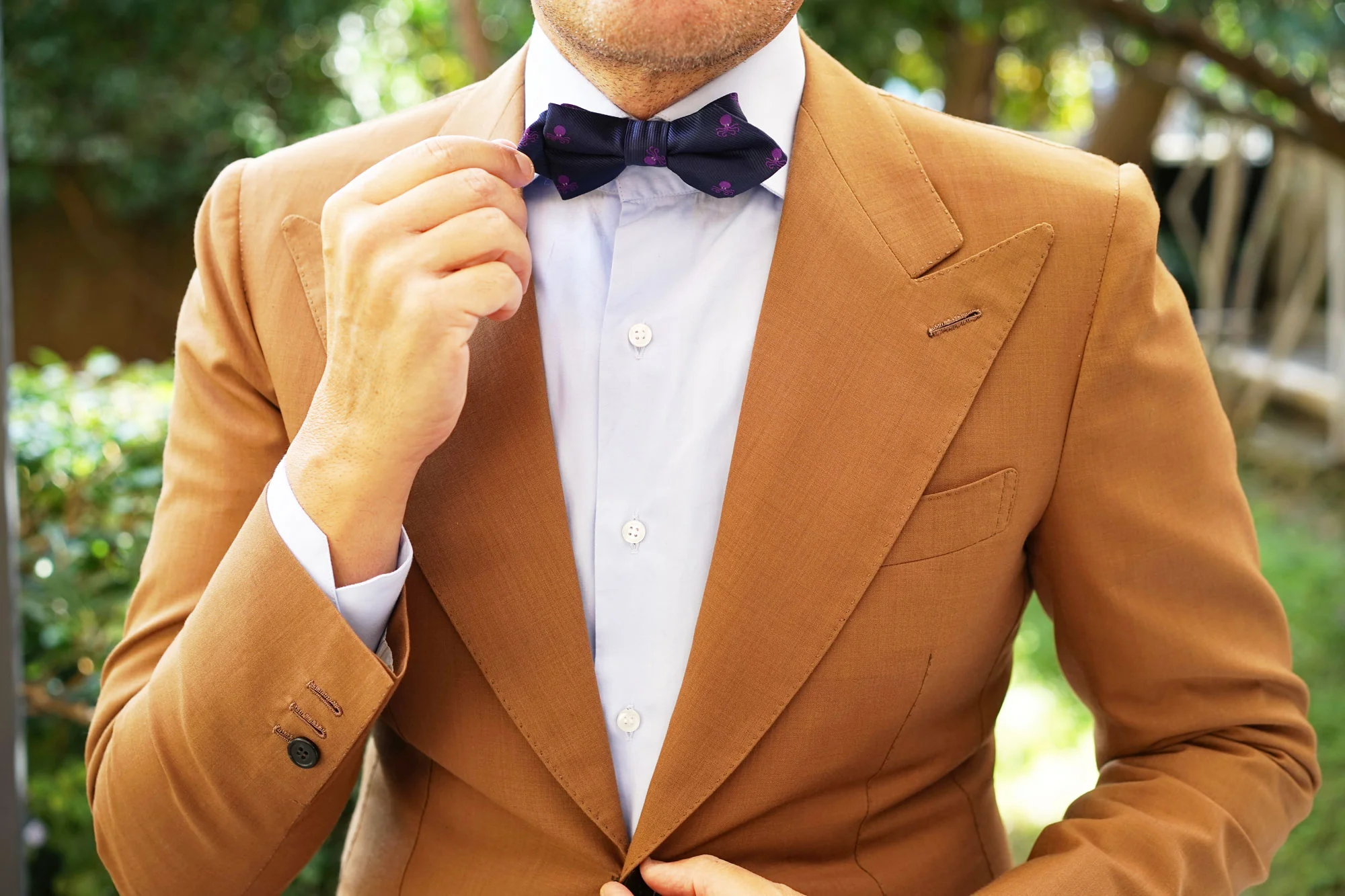 Purple Octopus Diamond Bow Tie - Image 6