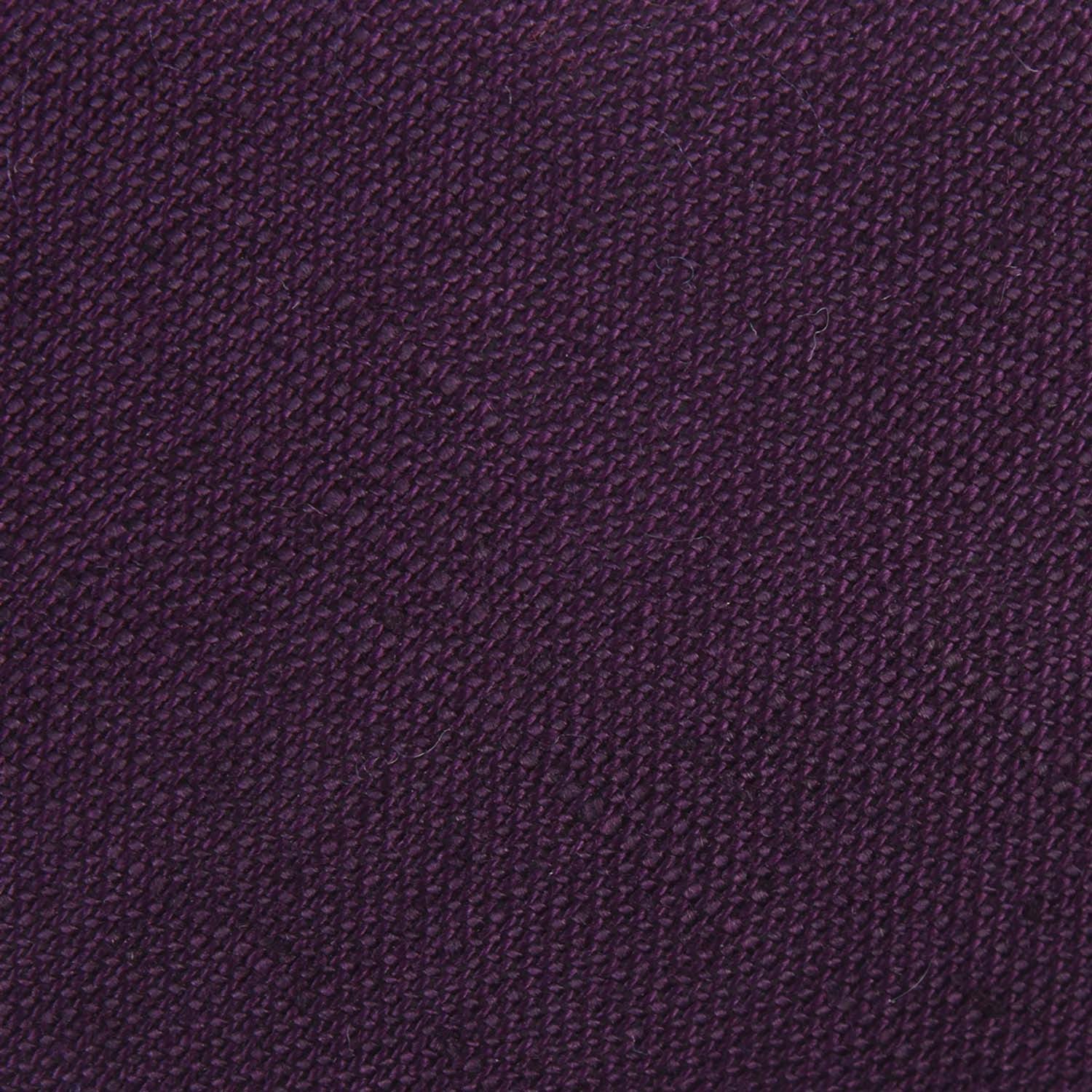 Purple Plum Slub Linen Self Tie Bow Tie - Image 5