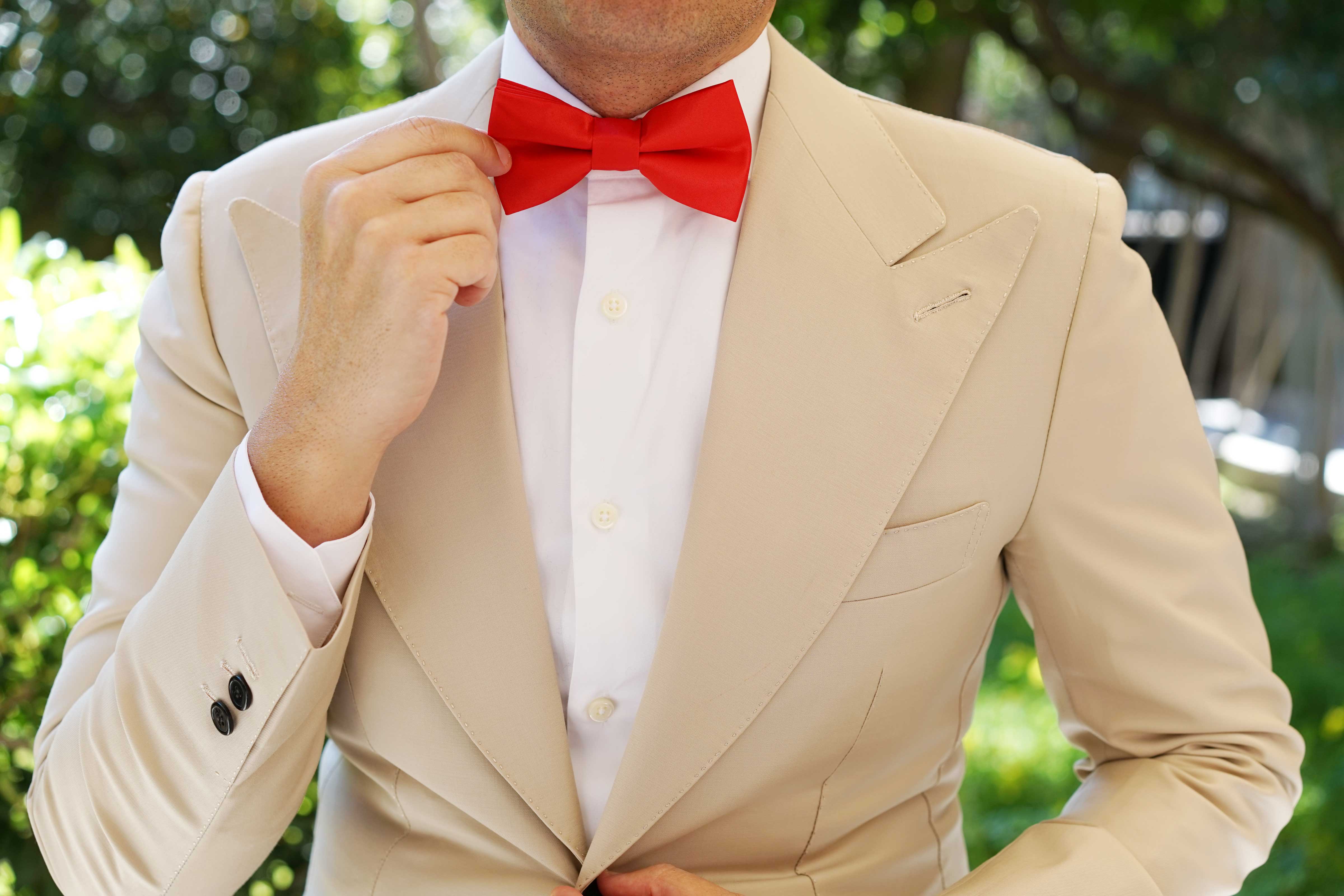Red Maroon - Bow Tie - Image 3
