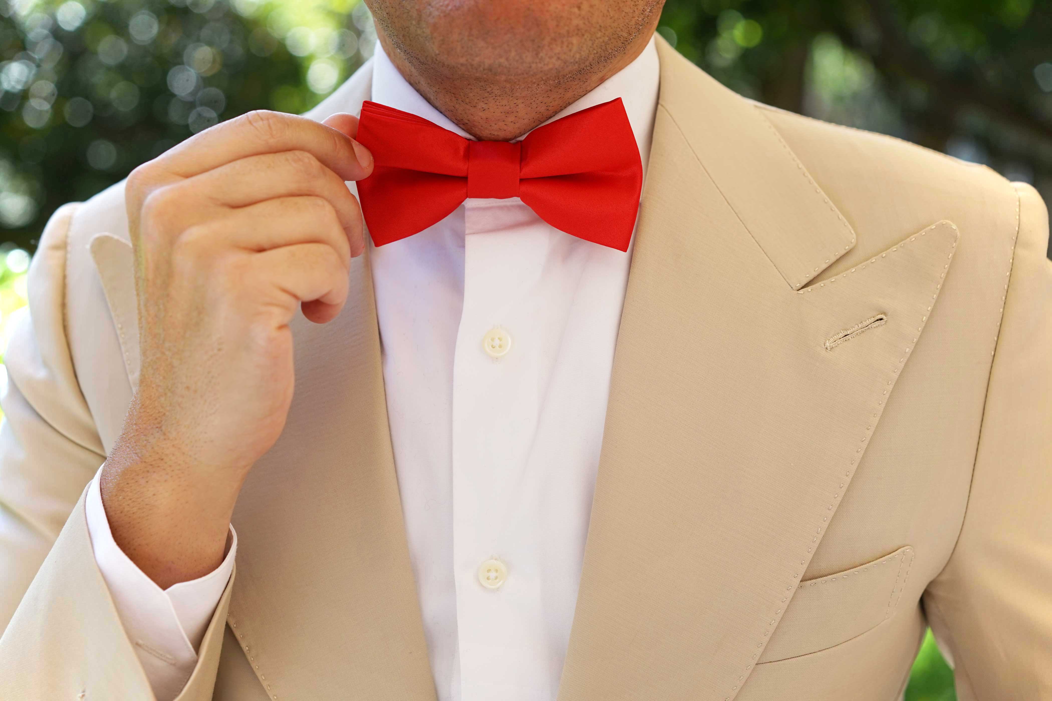 Red Maroon - Bow Tie - Image 5