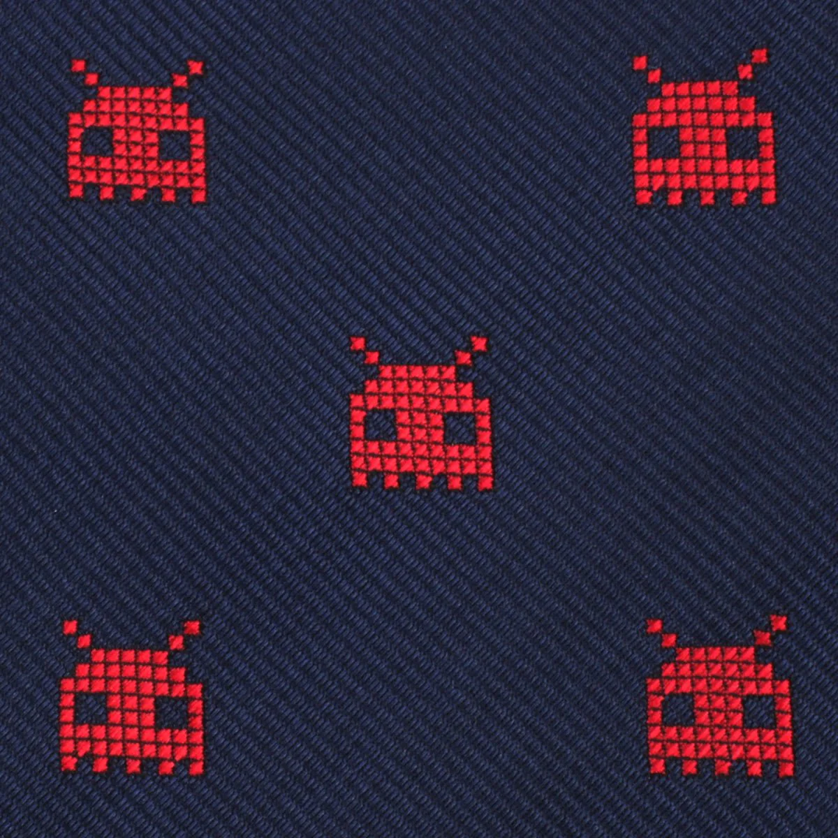 Red Pixel Monster Necktie - Image 3