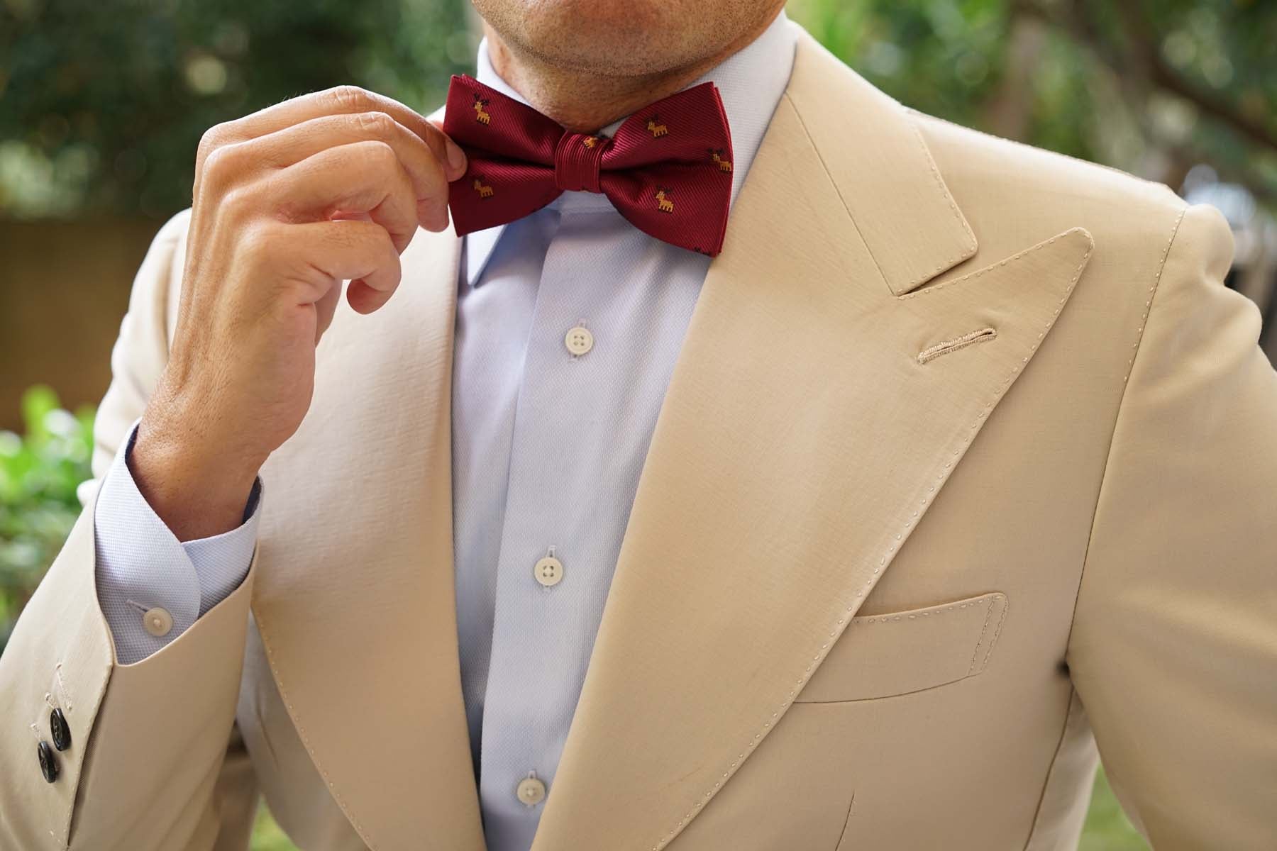 Reindeer Pixel Bow Tie - Image 5
